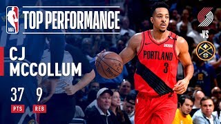 CJ McCollum Drops Game 7 Franchise Record  May 12 2019 [upl. by Odlonyer]