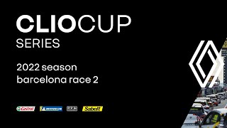 2022 Clio Cup Series  Circuit de BarcelonaCatalunya  Race 2 [upl. by Idzik]