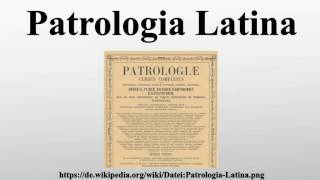 Patrologia Latina [upl. by Procora221]