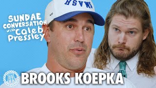 BROOKS KOEPKA Sundae Conversation with Caleb Pressley [upl. by Alihs318]