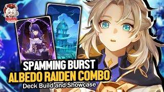 Albedo Burst Spamming Deck  Genshin TCG [upl. by Kimon]