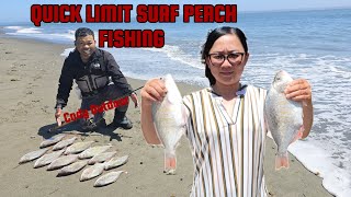 Quick Limit Surf Perch Fishing [upl. by Christian]