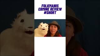 Folkmanis Ermine review short ermine stoat ferret puppet toyreview review [upl. by Rekoob]