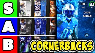 RANKING the BEST Cornerbacks in Madden NFL 24 DEC [upl. by Ilyse188]