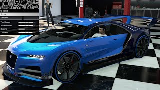 GTA 5  Past DLC Vehicle Customization  Truffade Nero Custom Bugatti Vision GT [upl. by Ivanna]