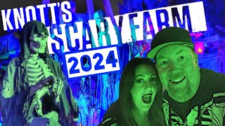 KNOTTS SCARY FARM 2024 We Did NOT Expect This Our REAL Experience with General Admission Tickets [upl. by Ahk]