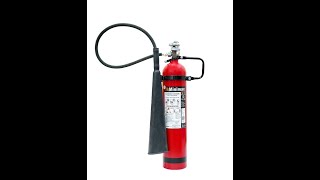 Fire Test CO2 Fire Extinguisher [upl. by Redfield]