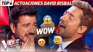 Actuaciones INESPERADAS de DAVID BISBAL en La Voz [upl. by Neddra608]