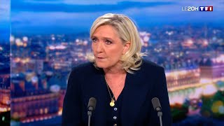 Marine Le Pen  « Cest ma mort politique qui est réclamée » [upl. by Herbert443]