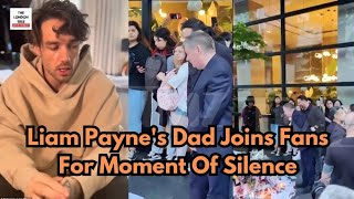 Liam Paynes Dad Joins Fans For Moment Of Silence In Buenos Aires [upl. by Campagna478]