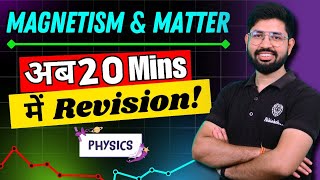 Magnetism and matter revision in 20 minute  Class 12 Chapter 5 Physics Abhishek sahu sir [upl. by Robbin]