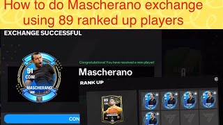 FC24 162 how to do Mascherano exchange with 89 OVR ranked up players [upl. by Giorgia287]