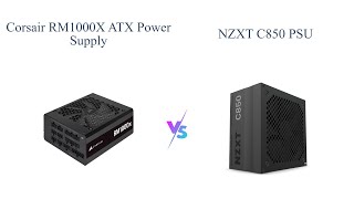 Corsair RM1000x vs NZXT C850 🔥 Which Gaming Power Supply Wins [upl. by Leitao]