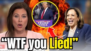 CNN Caught Kamala Blatantly Lying About The Border Wall She Keeps Flip Flopping [upl. by Viridis269]