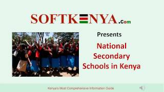 National Secondary Schools in Kenya [upl. by Eelac]