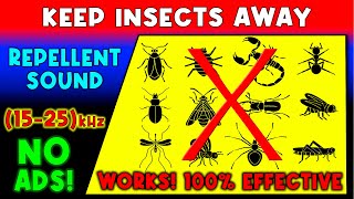 ANTI INSECTS REPELLENT SOUND ⛔🦟 KEEP INSECTS AWAY  ULTRASONIC SOUND [upl. by Mari]