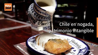 Chile en nogada patrimonio intangible Video EFE [upl. by Salsbury]