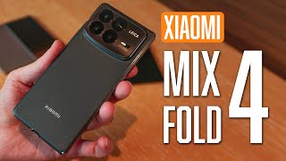 Xiaomi Mix Fold 4 Handson   Z Fold 6 Size Comparison [upl. by Carthy]