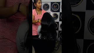 Smoothing shortvideo hairstyle reelsinstagram hair hairsmootheningandkeratintreatment [upl. by Gairc954]