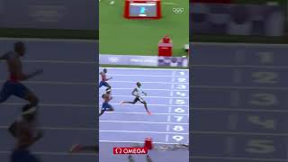 Tebogo makes history 🥇⚡ Olympic gold in Mens 200m🏃‍♂️ Olympics Paris2024 [upl. by Indyc]