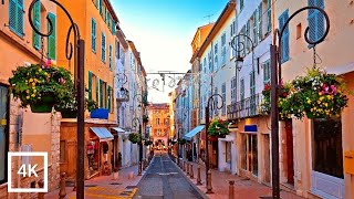 Antibes Old City 🇫🇷  City Walk in the Heart of the French Riviera  Côte dAzur 4K 60fps [upl. by Prisca146]