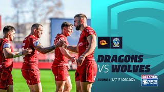 Highlights  Catalans Dragons v Warrington Wolves  2024 Betfred Super League Round 1 [upl. by Edualcnaej577]