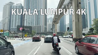 Driving Kuala Lumpur 4K  New York City of Malaysia [upl. by Semyaj]