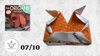 0710  Twin Penguin  Easy ORIGAMI Calendar 2024 [upl. by Enrichetta]