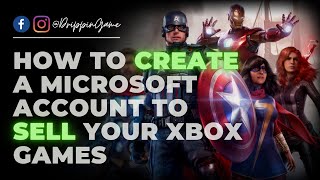 How to create a Microsoft account to share Xbox games on DrippinGames [upl. by Armilda42]