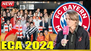 FC Bayern Frauen Ausgezeichnet mit ECA 2024 Bianca Rech verrät kommende Pläne [upl. by Limay485]