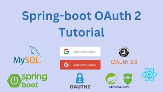 Master Google Login amp Registration with OAuth 2  Spring Boot Security amp MySQL [upl. by Yong]