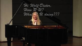 Some fun clips from recording sessions Valentina Lisitsa [upl. by Chinua117]