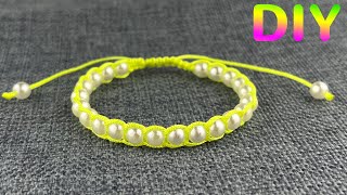 DIY Your Beaded Bracelet Tutorial  How to Make Bracelet with Beads  Easy Bead Jewelry Making Ideas [upl. by Ssur]