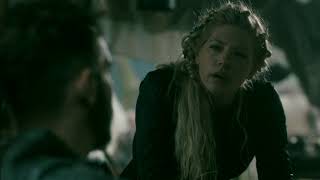 Lagertha and Bishop Heahmund talk EXTENDED 5x09 [upl. by Thorbert]