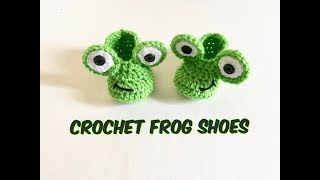 How to Crochet Frog Shoes [upl. by Talya]