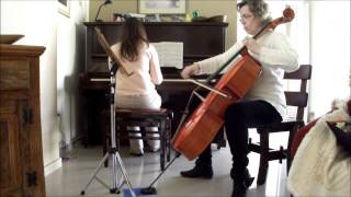 Händel  Ombra mai Fu  cello amp piano duet [upl. by Rehpotsyrhc]