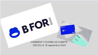 BFORBANK  Comment ouvrir un compte depuis le 18 septembre 2023 [upl. by Nnylatsyrk]