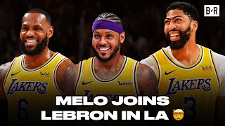 Carmelo Anthony Joins Los Angeles Lakers Super Team [upl. by Jaymie202]