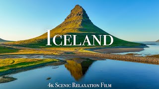 Iceland 4K  Scenic Relaxation Film With Inspiring Music [upl. by Atnek669]