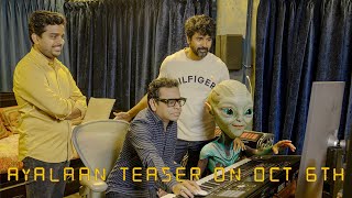 Ayalaan Official Teaser Release Date   Sivakarthikeyan  Ravikumar  AR Rahman  KJR Studios [upl. by Eenitsed]