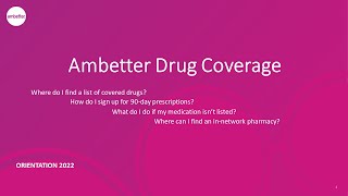 Medication Coverage  Ambetter from Magnolia Health [upl. by Phaidra]