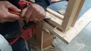 Montaggio cerniere a libro  Woodworking tips [upl. by Atcele]