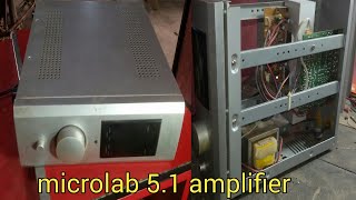 How to make Microlab multimedia 51 amplifier review [upl. by Melone]