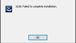 How To Fix 1628 Failed To Complete Installation [upl. by Nitsa]