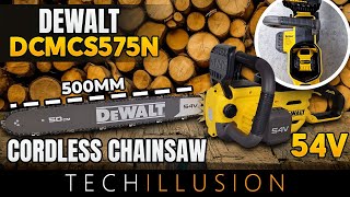 🔥THE MOST POWERFUL 4HP cordless chainsaw from DEWALT😱  DeWalt DCMCS575N  Review amp Test [upl. by Tsuda]