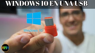 Como Tener Windows 10 En Una USB Para Instalacion Facil en Cualquier PC [upl. by Dviad]