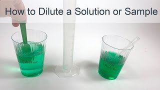 How to Dilute a Solution [upl. by Torrey]