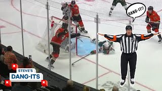 NHL Worst Plays Of The Week The GOAL Of The Year That Never Was  Steves DangIts [upl. by Alohcin]