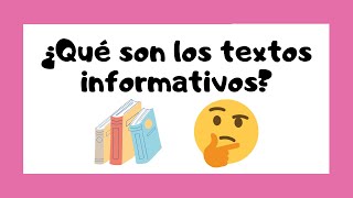 TEXTOS INFORMATIVOS 📝  Características estructura y elementos 🤓 [upl. by Anined]