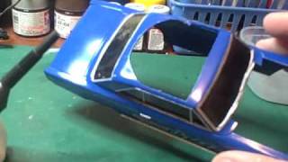 HowToGlue in your model car windshieldswmv [upl. by Cathy]